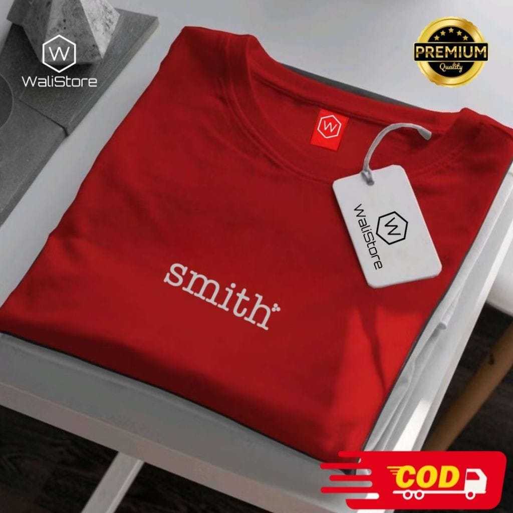 Big Sale | kaos house of smith merah / baju kaos distro / kaos pria kekinian / kaos best House of Sm