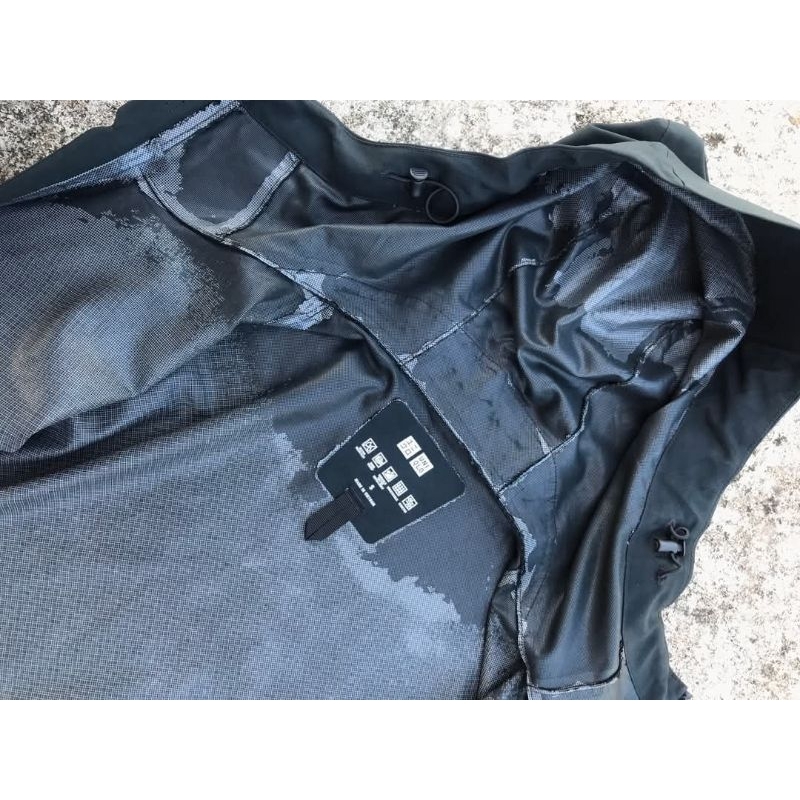 uniqlo blocktech hitam