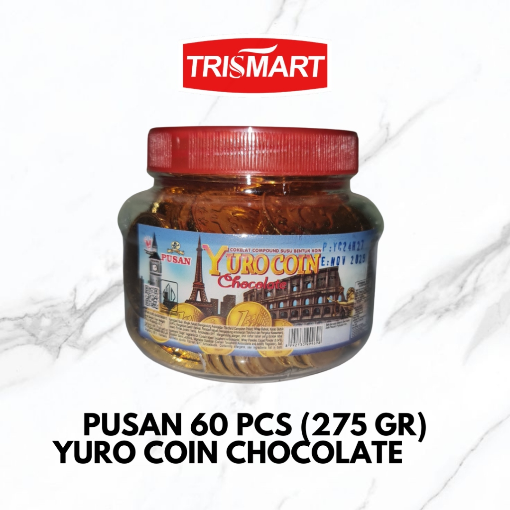 

PUSAN YURO COIN CHOCOLATE ISI 60 PC (275 GR)