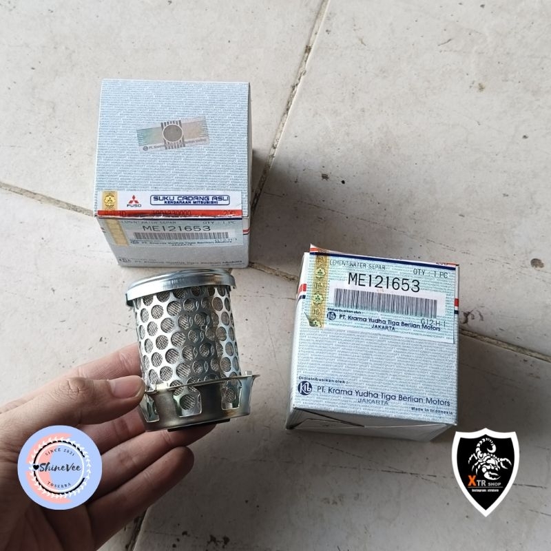 filter solar bawah mitsubishi Canter ME121653 water separator ori saringan filter solar bawah coltdi