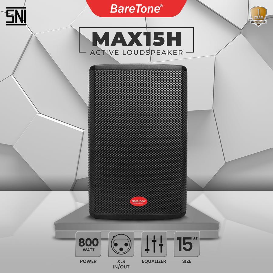 BareTone Speaker Aktif MAX15H - 15 Inch
