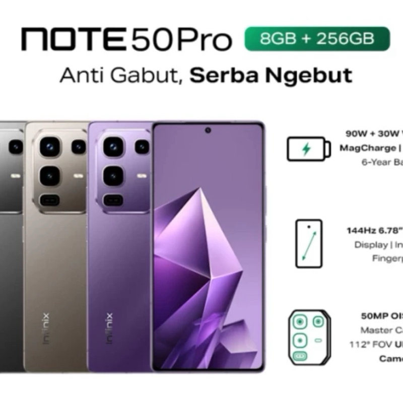 infinix note 50pro 8/256
