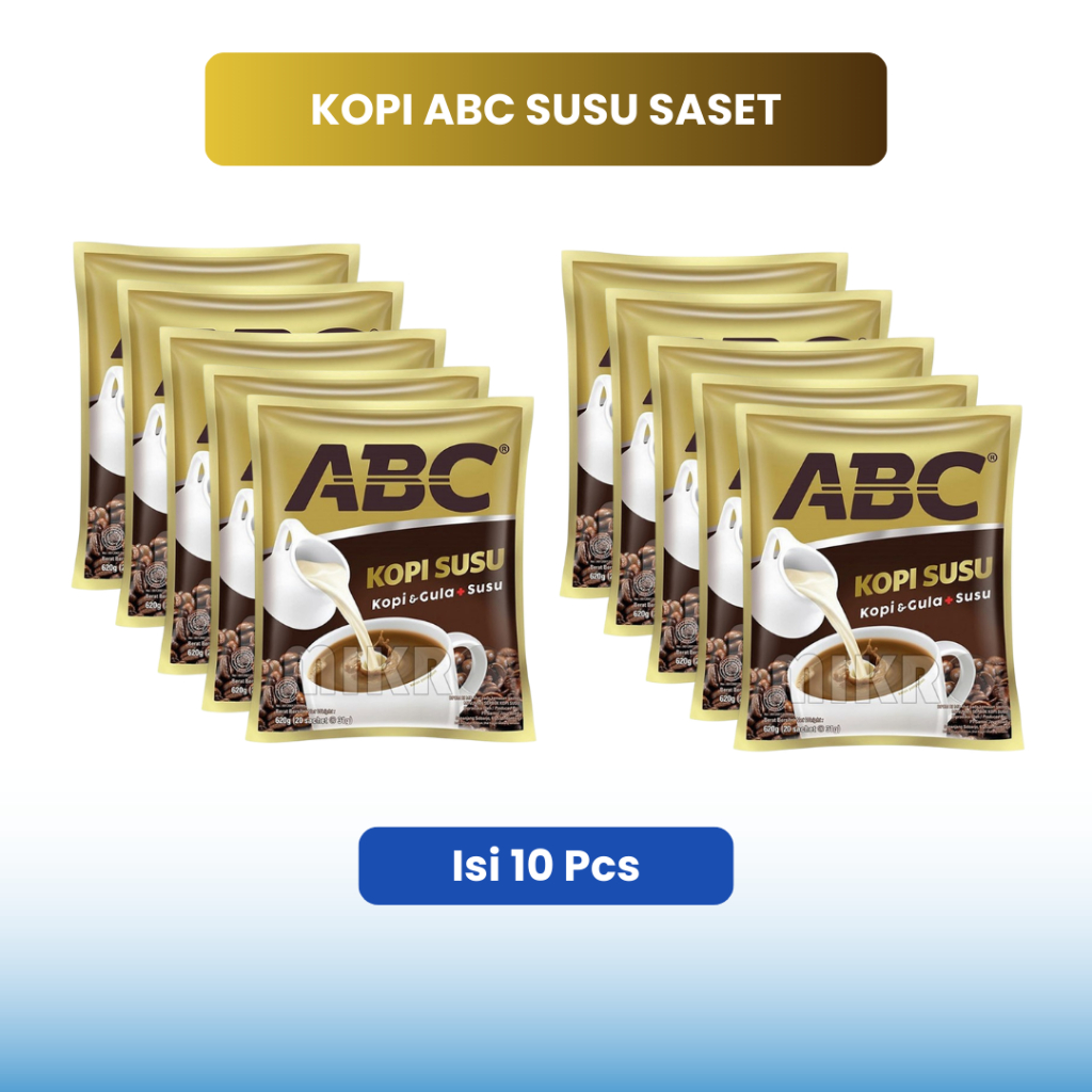 

Jual Kopi ABC Susu Saset Paket 10 Saset