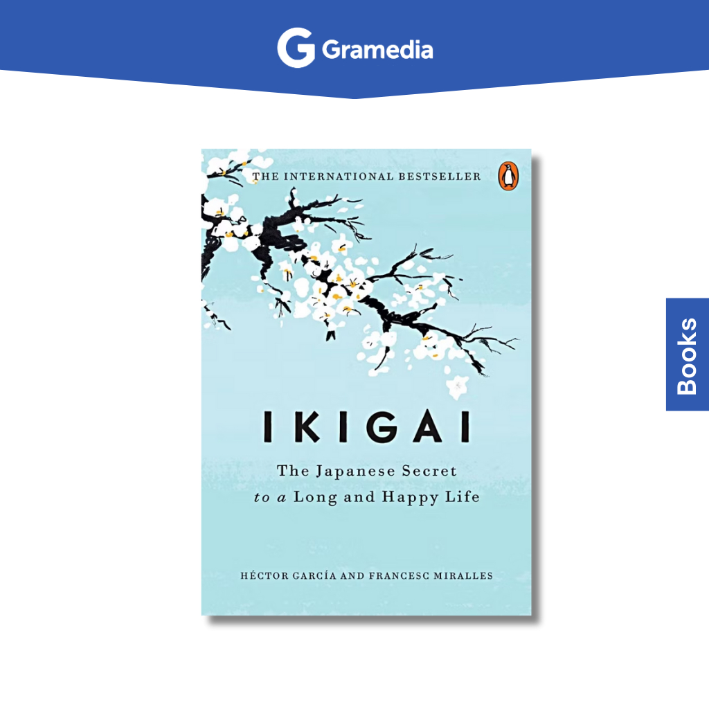 Gramedia Bogogr Cibinong - Ikigai (Hard Cover) (English Ver/Import Book)