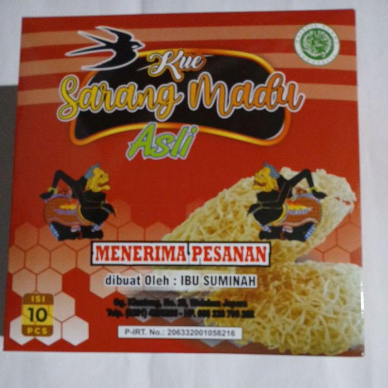 

Cemilan Jadoel Sarang Madu Renyah Gurih Oleh - Oleh Khas Jepara isi 10 Pcs Sarang Madu Asli Khas Jepara Enak Terlaris isi 10 Pcs