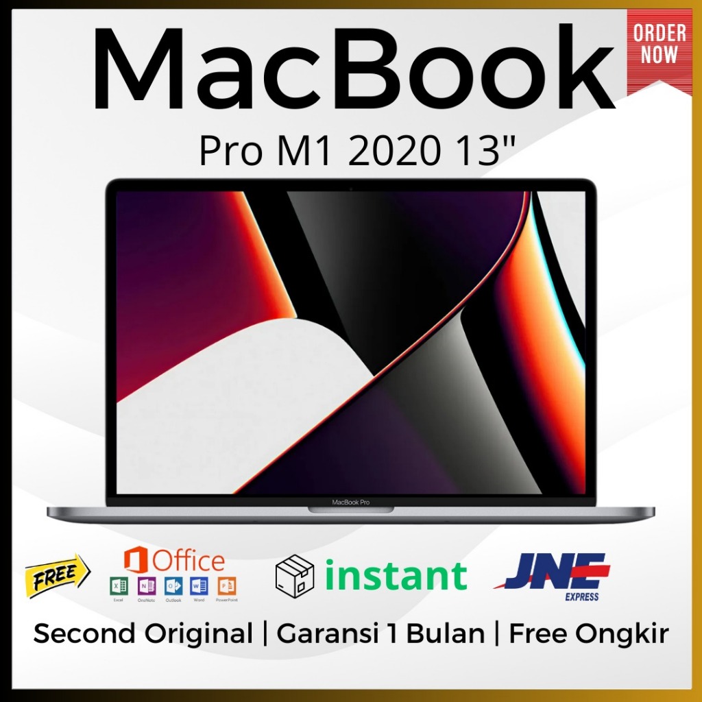 Macbook Pro M1 2020 13Inch Second Original