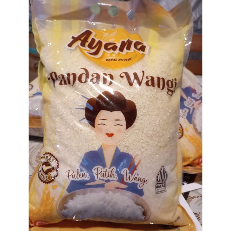 

Beras AYANA Pandan Wangi 5 kg / Beras Premium Pandanwangi