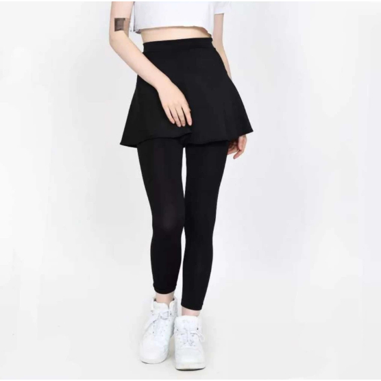 Celana Rok Lari Senam Bersepeda Renang Zumba Sport Olah Raga Wanita Bahan Spandex Halus Celana Leggi