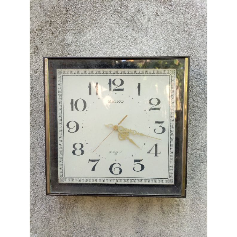 jam dinding seiko original antik jadul vintage