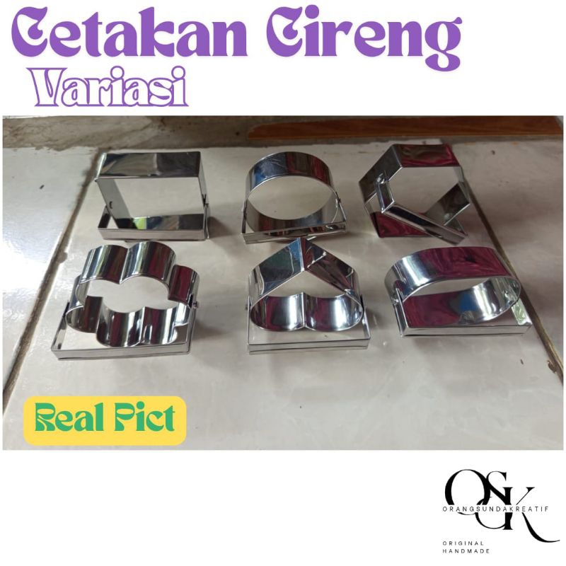 Cetakan Cireng Karakter Set 3 Pcs - Kitchenware - Cetakan cireng isi karakter - cetakan cireng isi -