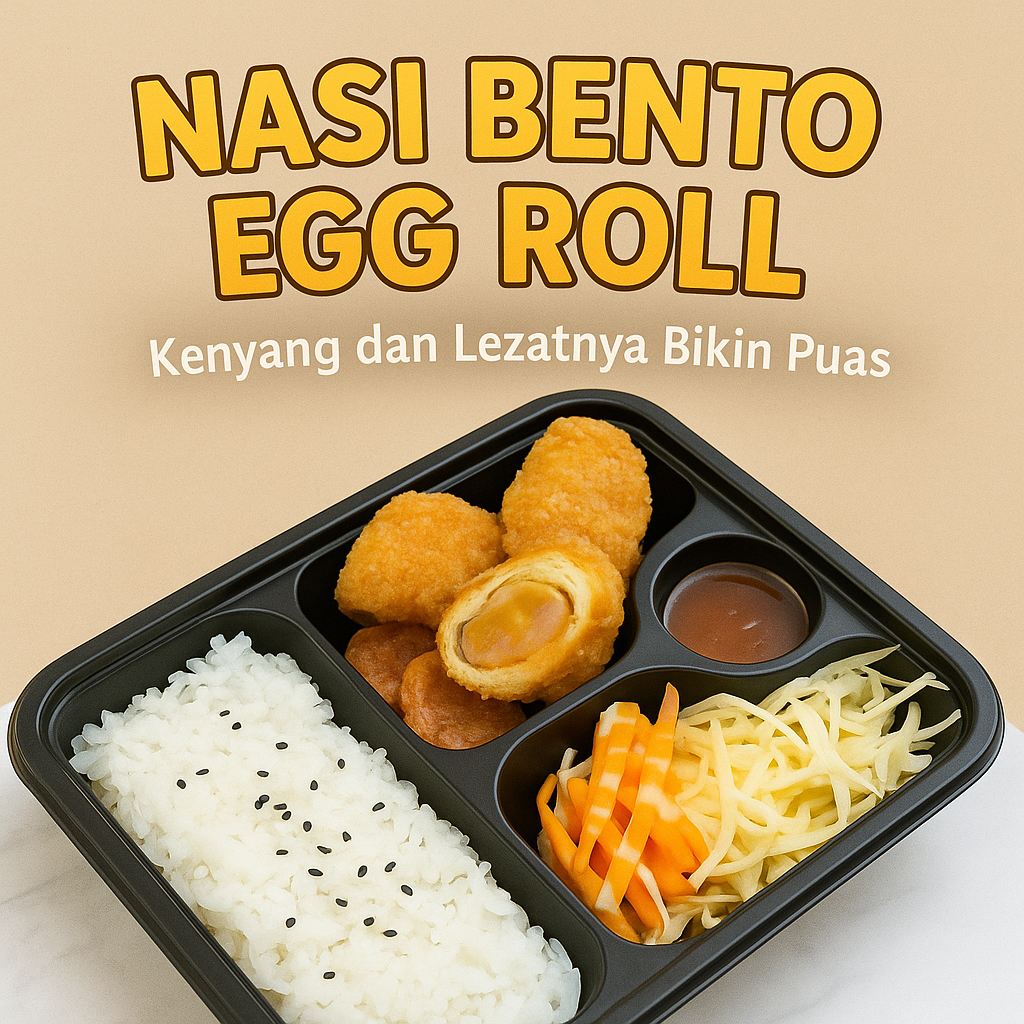 

Nasi Bento Egg Roll – Lezat, Praktis, dan Menggugah Selera