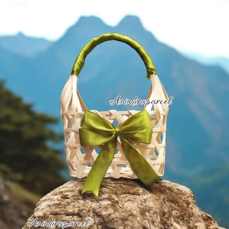 Tas Kerajinan Bambu Untuk Parcel ,Hampers,Kado,Bingkisan,khitanan,syukuran dll serbaguna