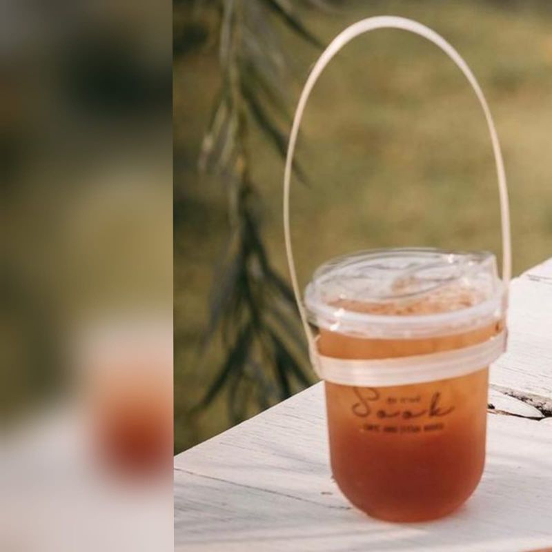 jinjingan gelas bahan bambu