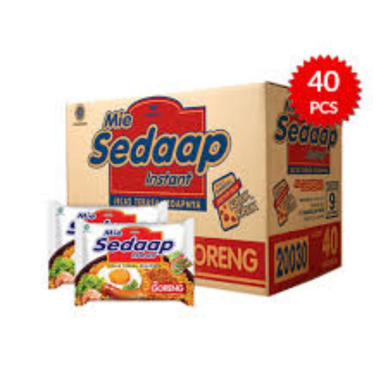 

[1 DUS ISI 40 BKS] MIE SEDAAP GORENG