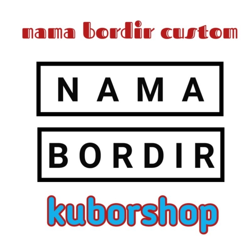 nama bordir papan nama bordir name tag bordir