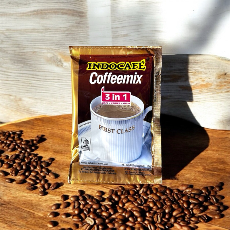 

Indocafe coffemix 20 gr 1 renceng isi 10 pcs
