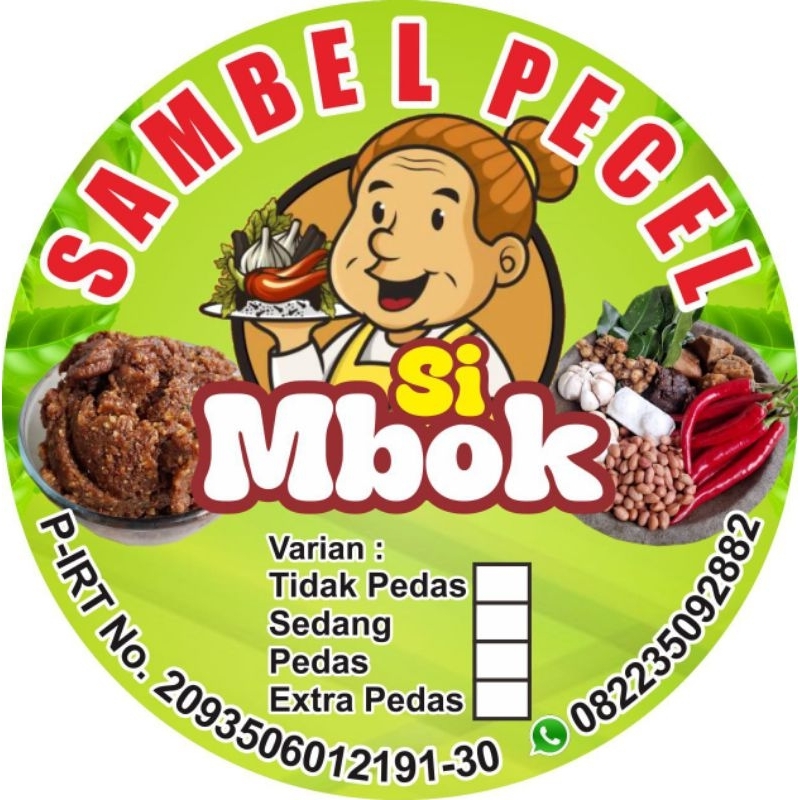 

Sambel pecel/sambel kacang 1 kg