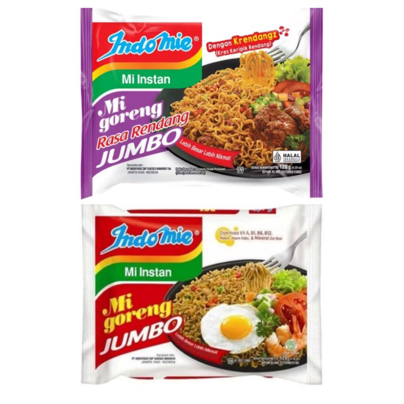 

Indomie Mi Instan Goreng Jumbo 129 gr