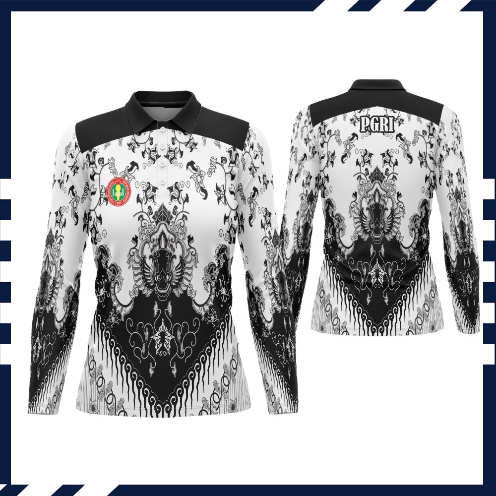 BAJU PGRI WANITA TERBARU 2025/BATIK PGRI  FRINTING KEREN