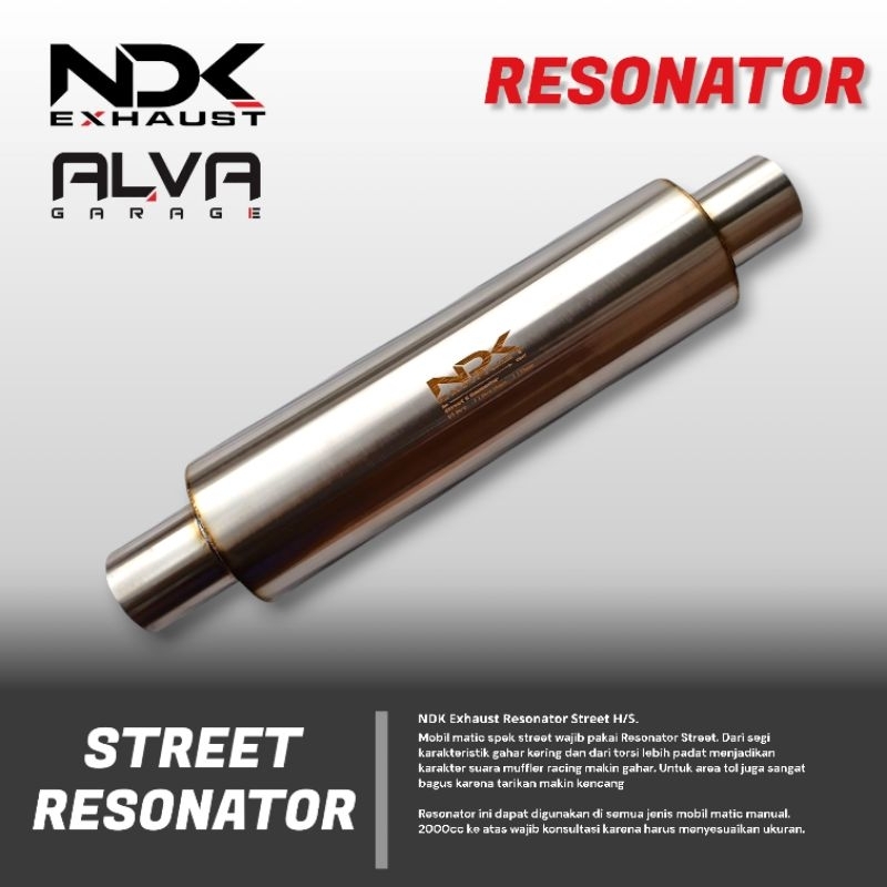NDK Exhaust - Resonator Street NDK Resonator Mobil Racing Knalpot Racing Mobil Universal NDK Exhaust