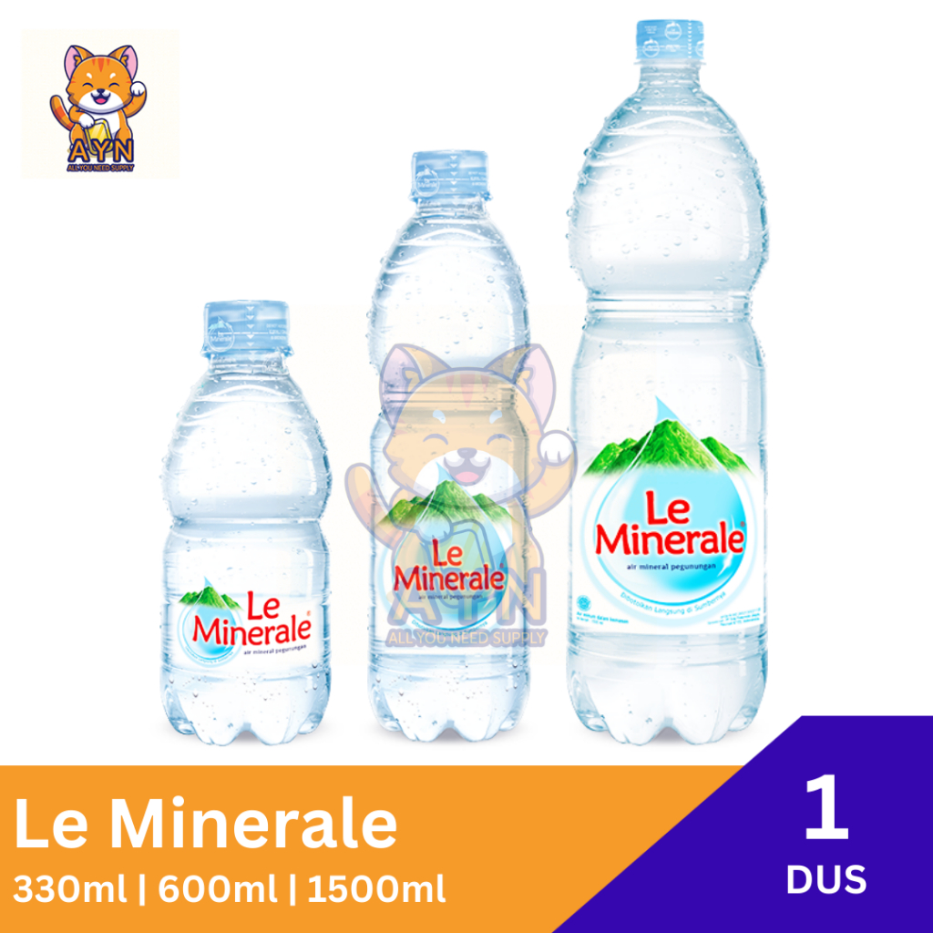 

Le Minerale 330 ml | 600 ml | 1500 ml [ 1 dus isi 12 / 24 ]
