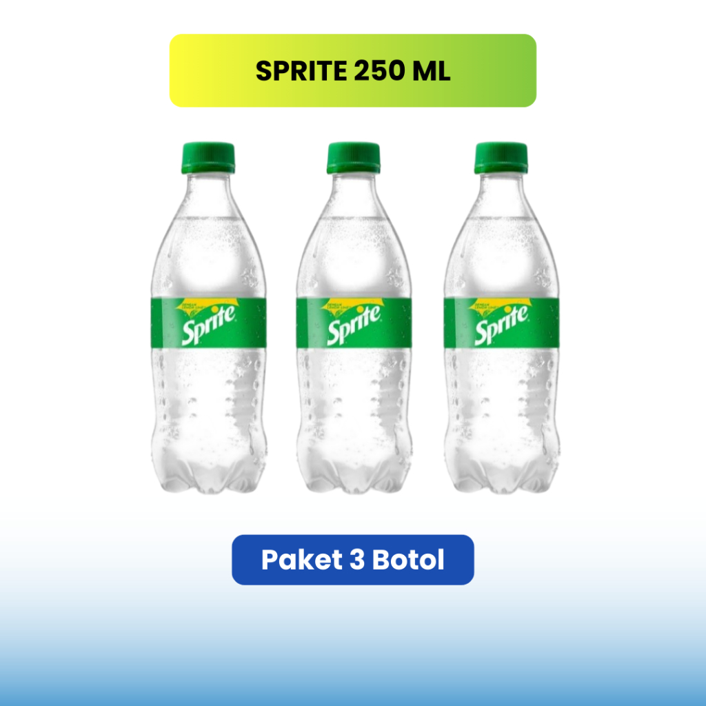 

Jual Sprite Ukuran 250 ml Paket 3 Botol