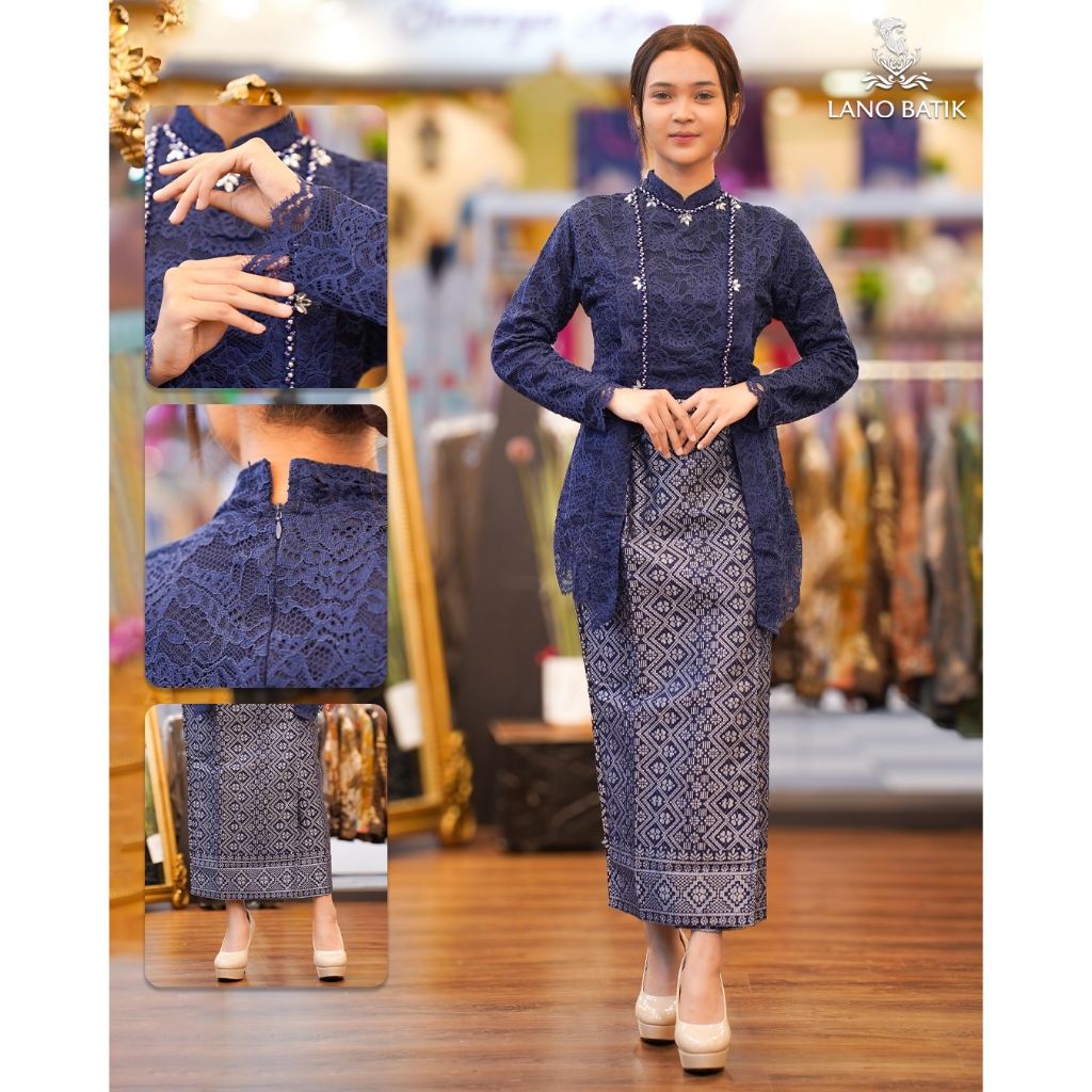 Stelan Kebaya modern Kutu Baru Payet - Kebaya kutu baru payet Lano edition