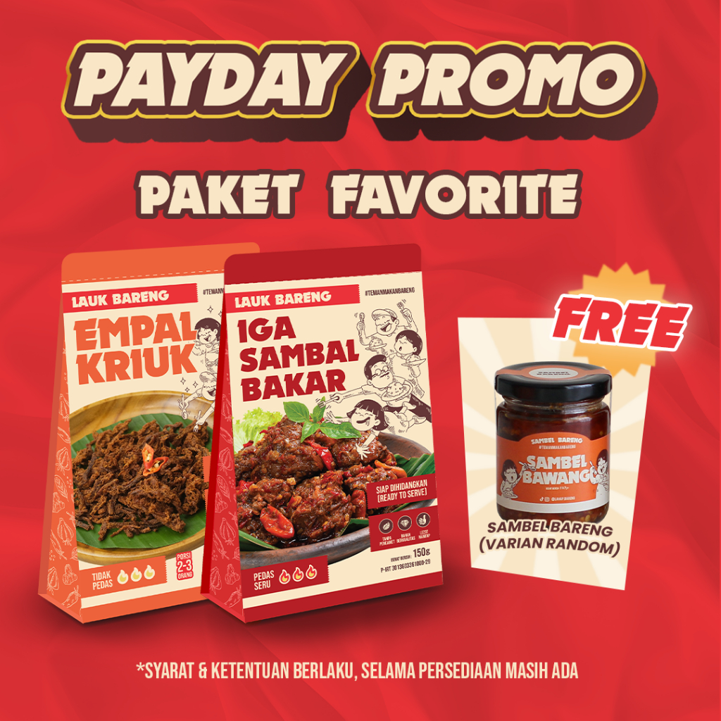 

[ PAYDAY SALE ] Lahap Bareng - Paket Lauk Favorit 2 Lauk | Makanan Instant Ready to Eat, Real Food, Praktis & Tanpa Pengawet