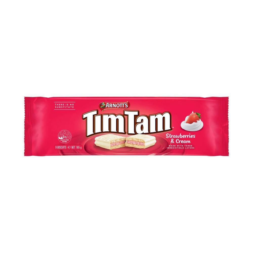 

Arnotts Tim Tam Biscuits Strawberries & Cream | 165g Australia