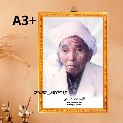 KH. Mahrus Aly Lirboyo, Kediri Foto Habib-Ulama/Hiasan Dinding Rumah/Wall Decor/Dekorasi Kamar