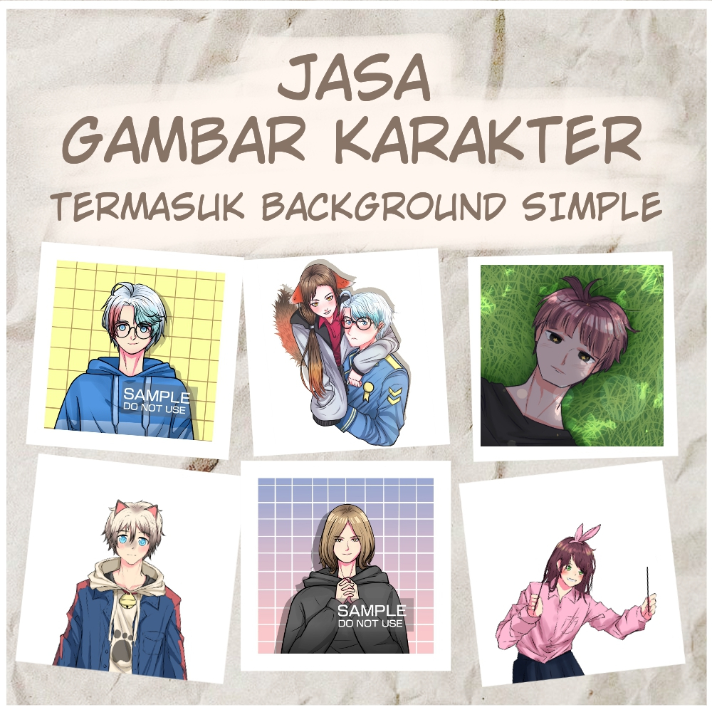 Jasa Gambar Karakter/Kartun | Art Commission