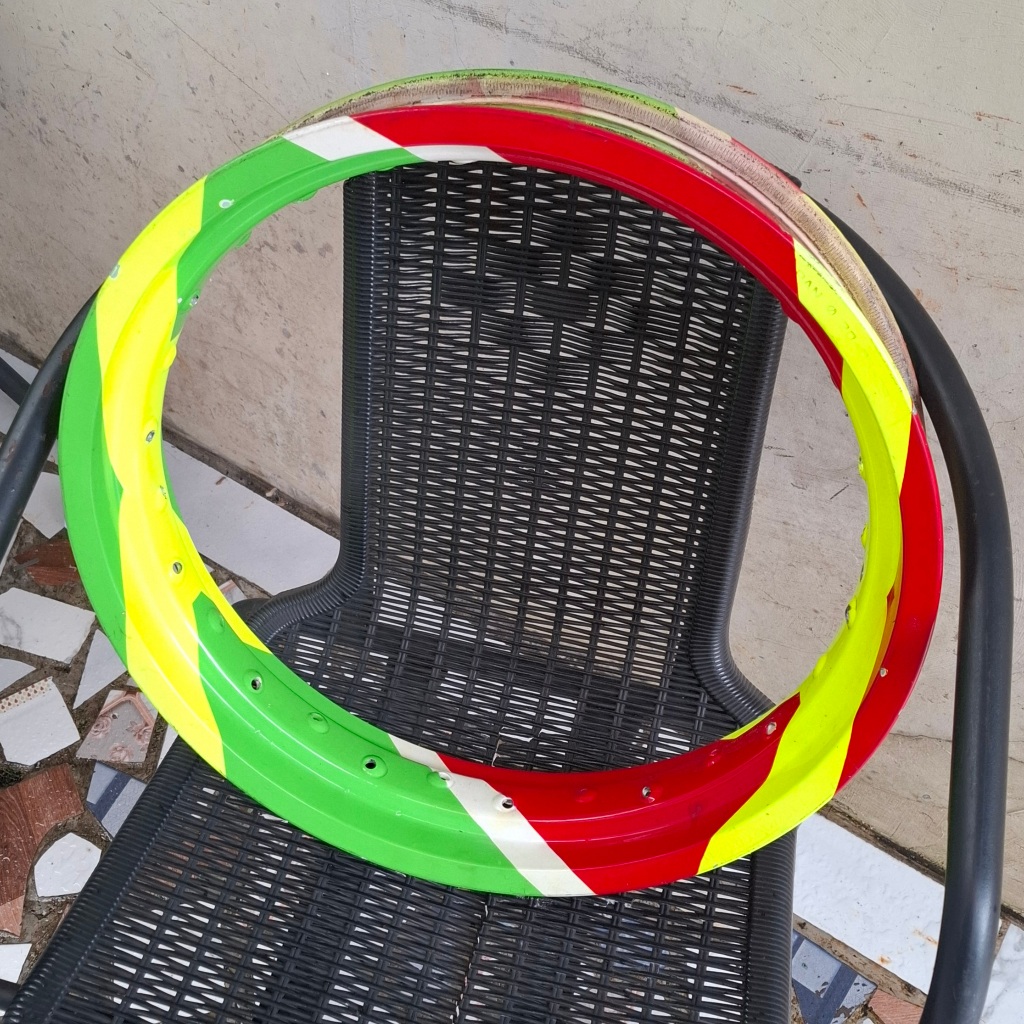 Velg TK japan lebar ring 17/3.00 klx dtracker bekas copotan (1pcs)
