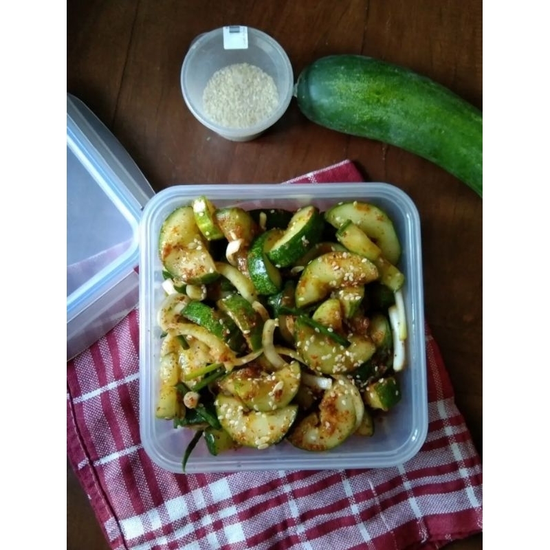 

makanan korea kimci timun