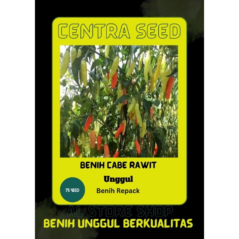 ( REPACK )ISI 50 BUTIR - BENIH CABE CABAI RAWIT PUTIH UNGGUL - BIBIT CABE RAWIT | BENIH CABE RAWIT