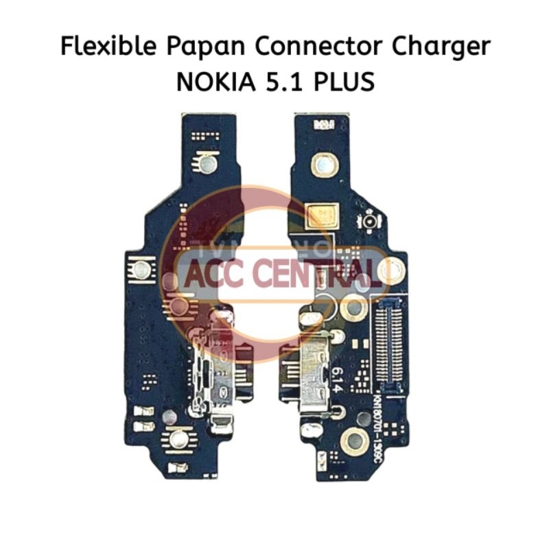 Flexible Papan Konektor Charger Nokia 5.1 Plus / 5.1+ Original - Flexibel Con Cas Connector