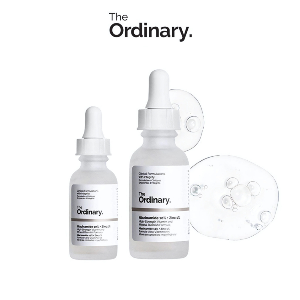 THE ORDINARY NIACINAMIDE 10% + ZINC 1% / Perawatan Serum Bekas Jerawat