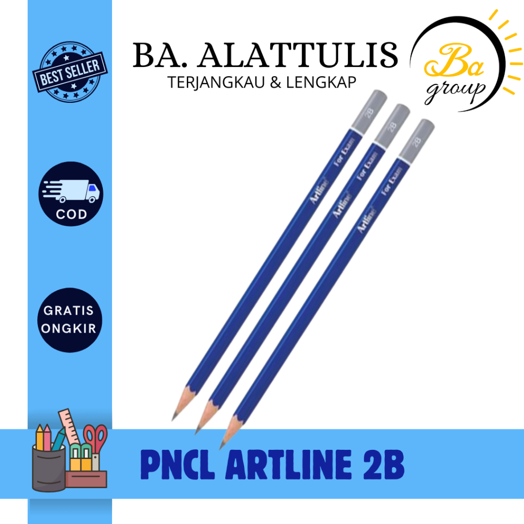 

ARTLINE Pensil Ujian 2B EP-2B - BA.ALATTULIS