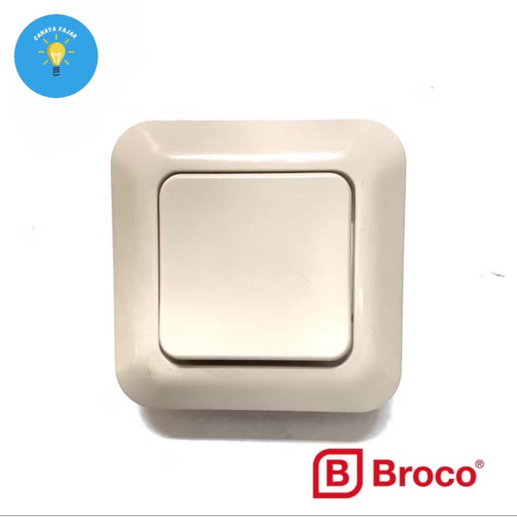 BROCO SAKLAR ENGKEL GRACIO 4161 CREAM/SAKLAR ENGKEL BROCO GRACIO INBOW TANAM
