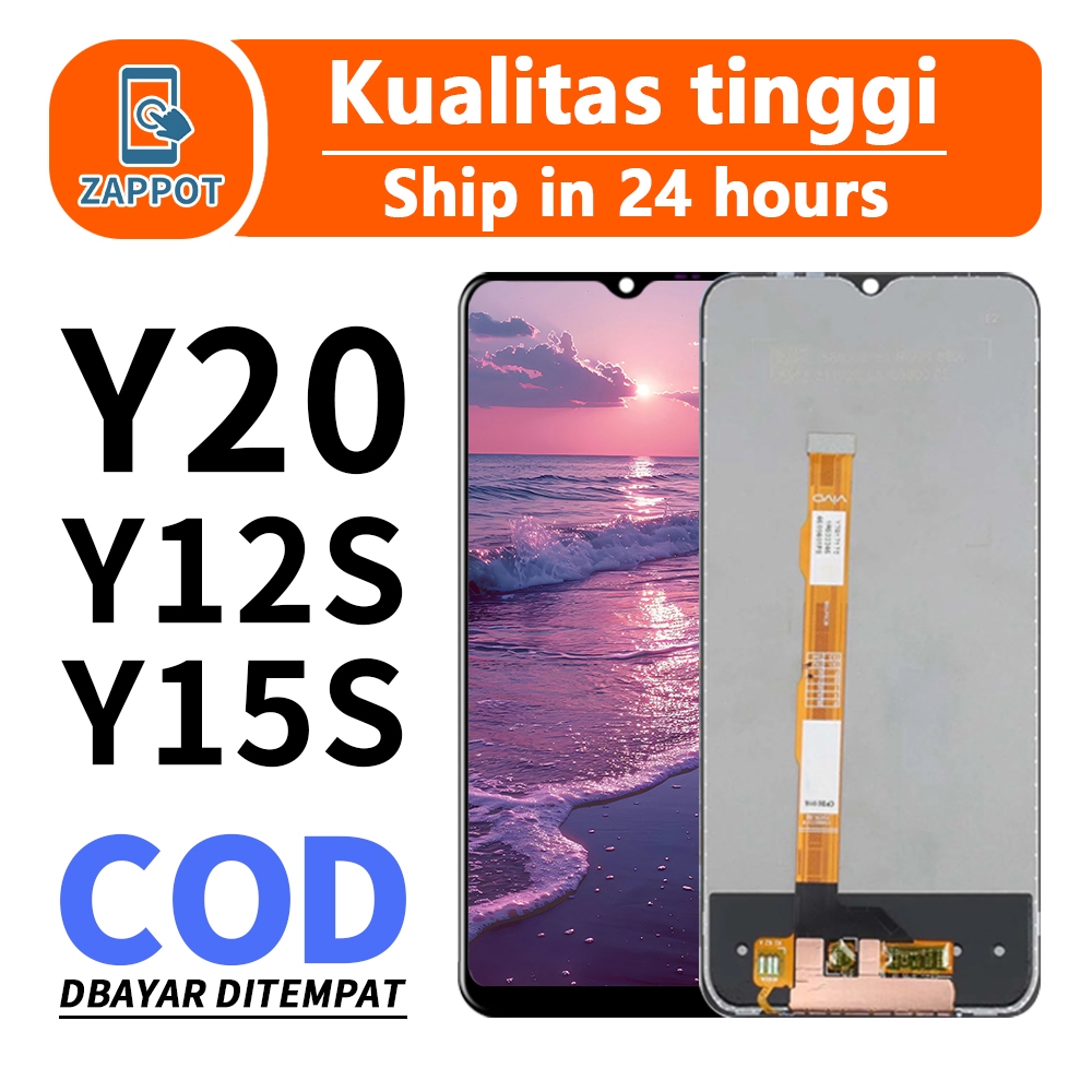LCD FOR Vivo Y12S / Y20 / Y15S / Y20 2021(V2043) / Y20(2027) Fullset Touchscreen