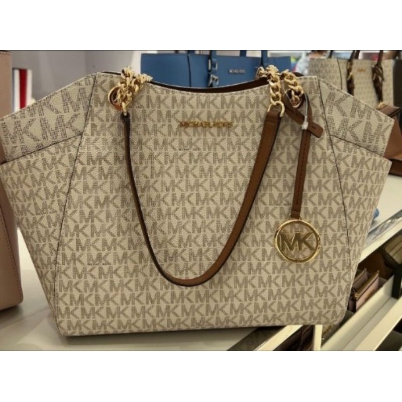 tas Tote wanita mk Jet set chain original