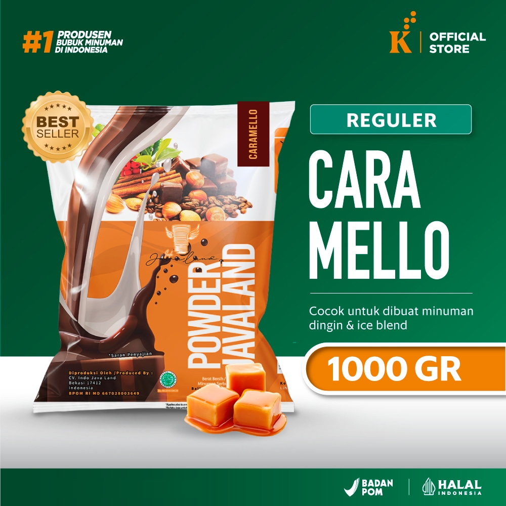 

Bubuk Minuman Bubble Powder Drink Rasa Caramello Javaland 1 kg