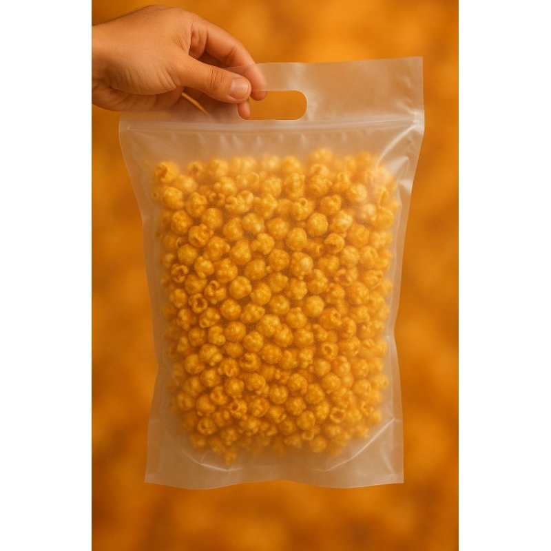 

[ NEW ] POPCORN CARAMEL 500G - Happypop / makanan manis crispy camilan popkron snack jagung cemilan