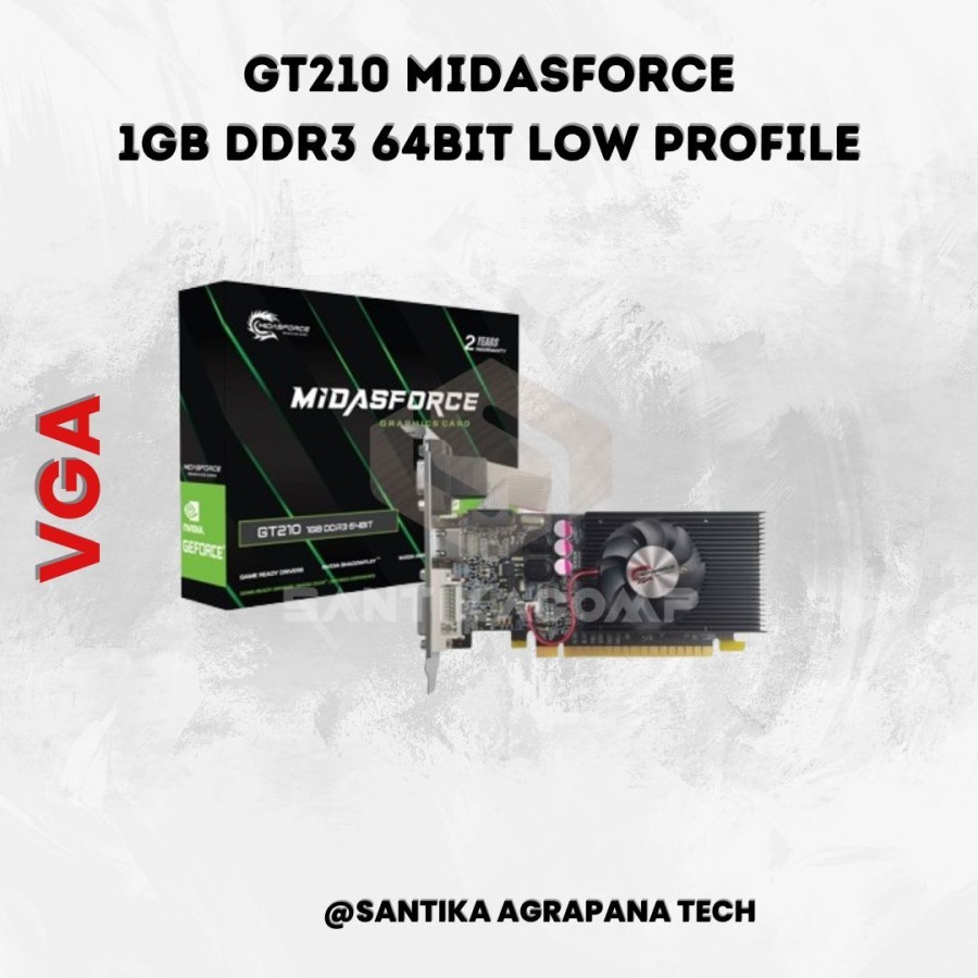 Vga GeForce GT210 1GB DDR3 128Bit - Vga gt 210 Midasforce