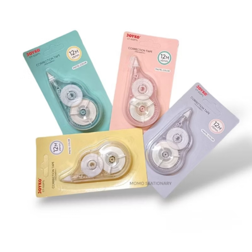 

Stipo Kertas Joyko CT-522 12 m / Correction Tape (1 pc) Penghapus Stipo Tarik / Stipex x