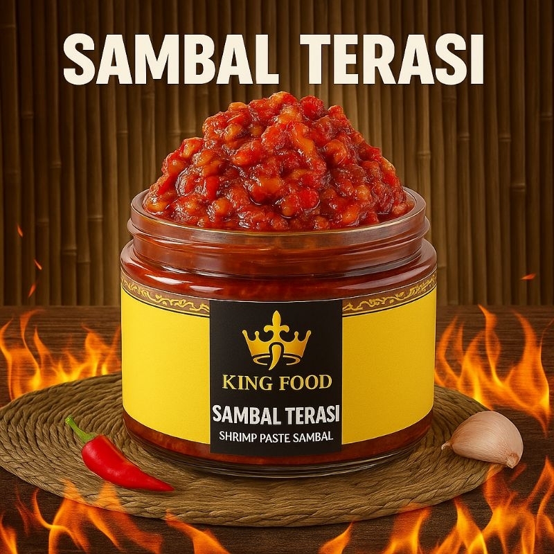 

Sambal Terasi King Food – Shrimp Paste Sambal Pedas Gurih, Rasa Khas Rumahan, Tahan Lama