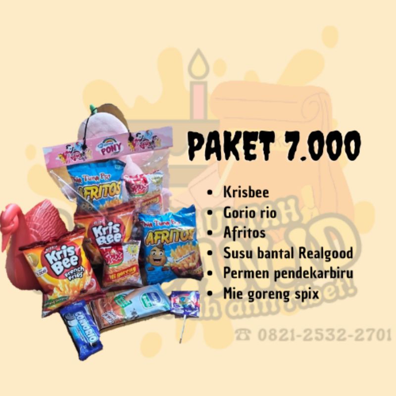 

PAKET 7000 SNACK ULTAH