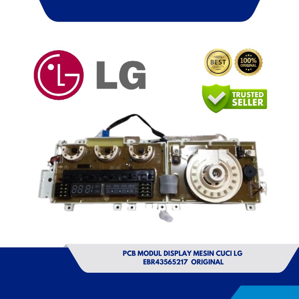 PCB MODUL DISPLAY MESIN CUCI LG EBR43565217 WD-N1213D6 ORIGINAL