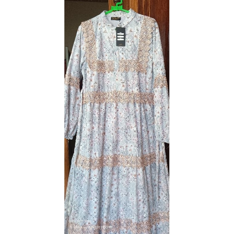 Gamis MIDI katbol Ja bershka, MIDI katbol motif premium
