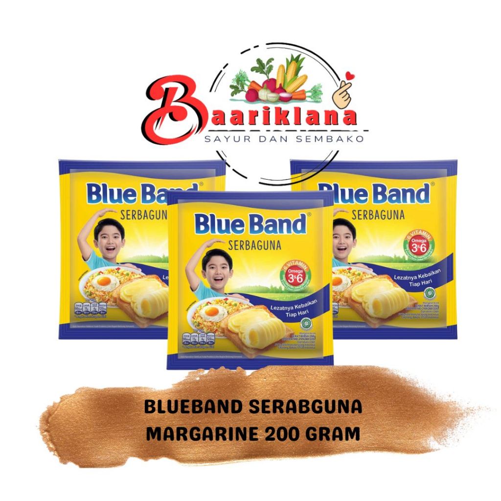 

BLUEBAND MARGARINE SERBAGUNA 200 GRAM - TOKO BAARIKLANA