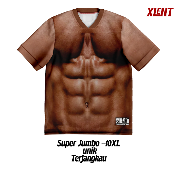XLENT jersey Unik Body / Rugby / NFL / Hockey / big size / vintage / Retro Jersey Olahraga / Unik / 